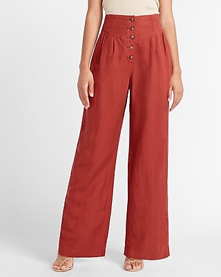 super high waisted wide leg pants