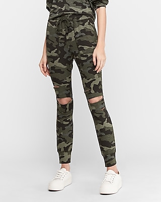 ripped jogger pants