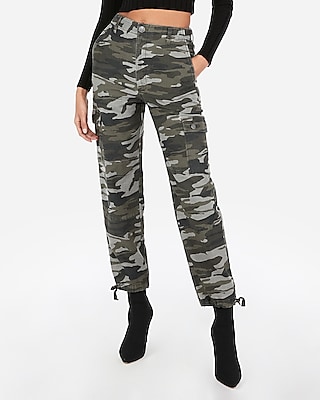 high rise camo pants