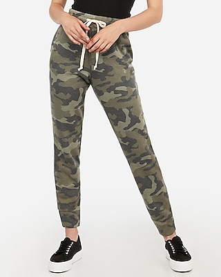 camouflage fleece joggers
