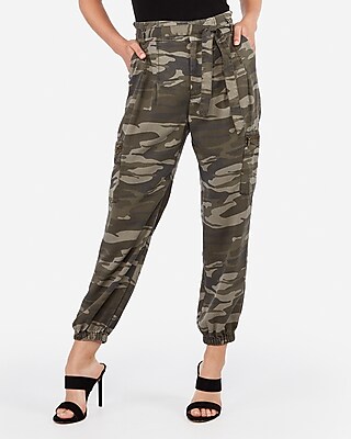 high waisted sash pants