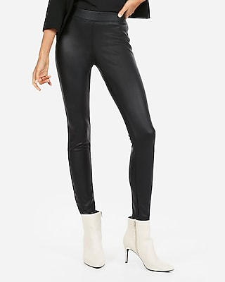 faux leather pants express
