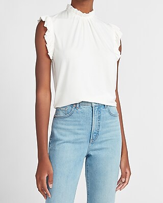 express mock neck tank