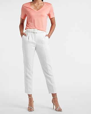 Relaxed V-neck Tee | Express