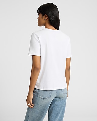 Skimming Cotton Crew Neck Short Sleeve Tee