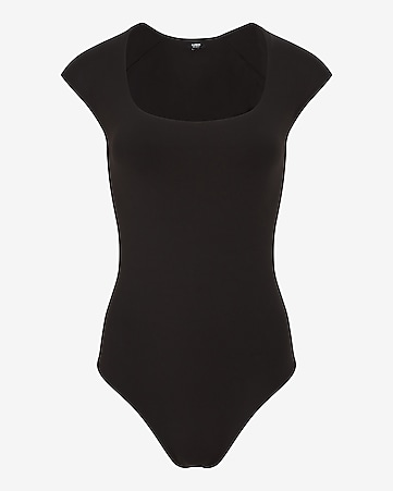Black seamless ribbed bodysuit – The Fashion Carriage