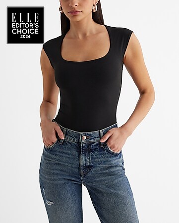 Tube Tops for Women,Black Bandeau Top Bodysuit with Built in Bra Tube Top  Bra Cotton Flare Top Cotton Girls (1-Wine, XL) at  Women's Clothing  store