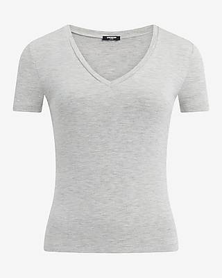 Supersoft Fitted V-Neck Double Layer Tee