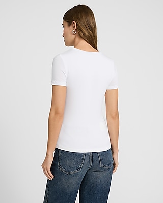 Supersoft Fitted Double Layer Crew Neck Tee