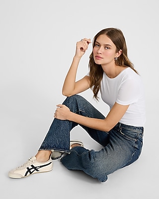 Supersoft Fitted Double Layer Crew Neck Tee