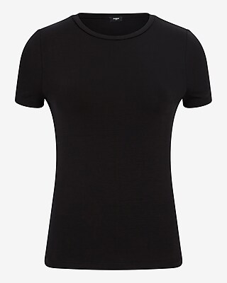 Supersoft Fitted Double Layer Crew Neck Tee