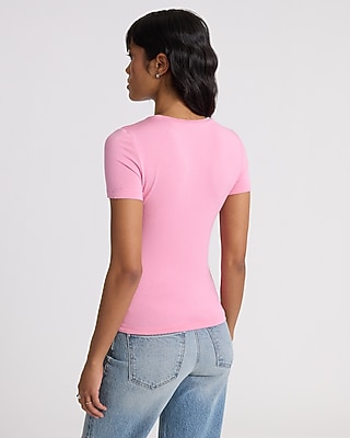 Supersoft Fitted Double Layer Crew Neck Tee