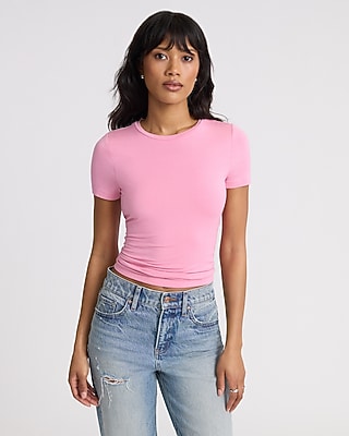 Supersoft Fitted Double Layer Crew Neck Tee