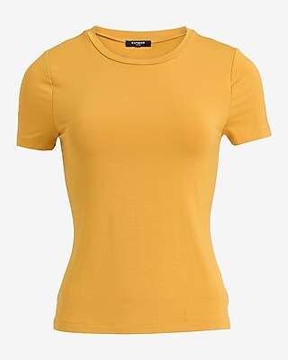 Supersoft Fitted Double Layer Crew Neck Tee