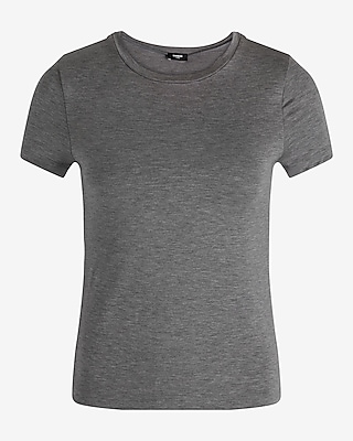 Supersoft Fitted Double Layer Crew Neck Tee