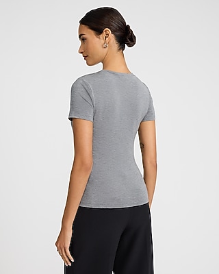 Supersoft Fitted Double Layer Crew Neck Tee