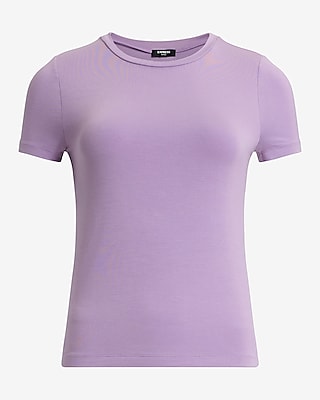 Supersoft Fitted Double Layer Crew Neck Tee