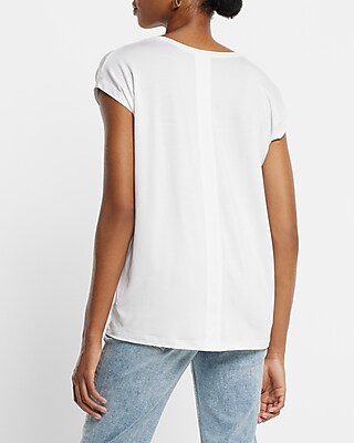 Supersoft Relaxed Scoop Neck Tunic Tee