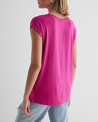 Supersoft Relaxed Scoop Neck Tunic Tee