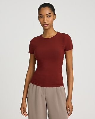 Supersoft Fitted Boat Neck Long Sleeve Tee | Express
