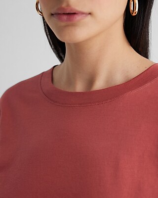 Skimming Crew Neck Short Sleeve Tee
