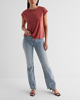 Skimming Crew Neck Short Sleeve Tee