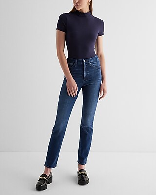 Supersoft Fitted Mock Neck Short Sleeve Bodysuit - image 5