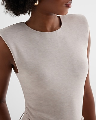 Body Contour Luxe Lounge Padded Shoulder Bodysuit