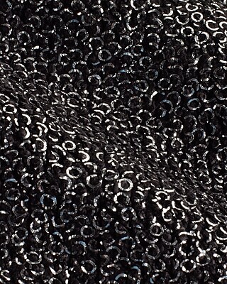 MK NK STRNG SHLDR BUBBLE TEE FOIL 8611420:PITCH BLACK:XS