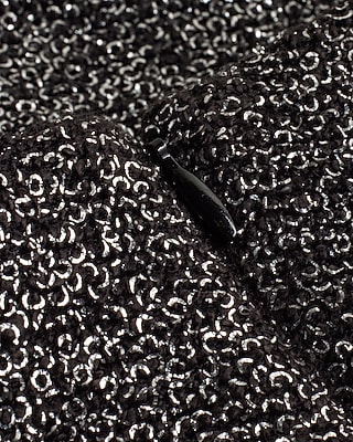 MK NK STRNG SHLDR BUBBLE TEE FOIL 8611420:PITCH BLACK:XS