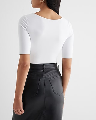 Body Contour High Compression Sweetheart Neckline Tee - image 2