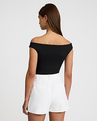 Body Contour High Compression Off The Shoulder Bodysuit