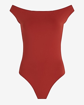 Body Contour High Compression Off The Shoulder Bodysuit