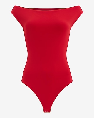 Body Contour High Compression Off The Shoulder Bodysuit