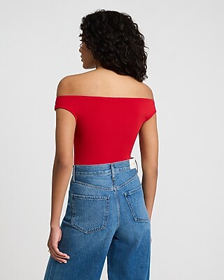 Body Contour High Compression Off The Shoulder Bodysuit