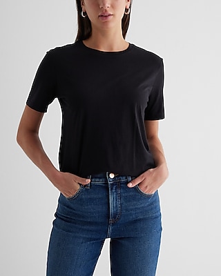 Skimming Crew Neck Dolman Sleeve Tee