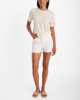 SS SKIMMING LINEN CREW TEE STRIPE 8612139:STRIPE-NEUTRAL:XL