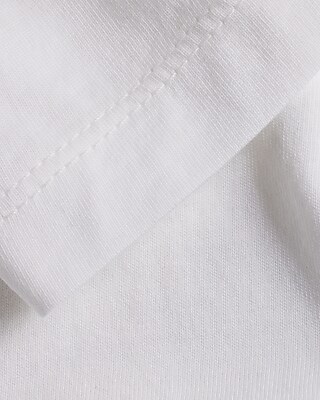 Skimming Embroidered Rowing Crew Neck Graphic Tee