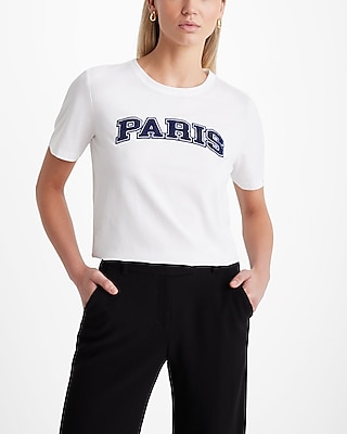 EX SS SKIMMING PARIS GRAPHIC 1814 8612404:TRUE WHITE:M
