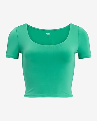 Body Contour Compression Scoop Neck Baby Tee - image 4