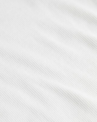 EX SS FITTED RIB CREW CROP TEE EMB 8612544:TRUE WHITE:S