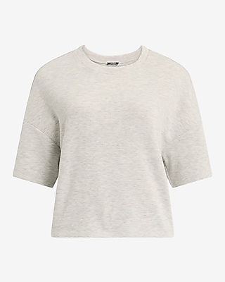Short Sleeve Sweatshirt Tee | Express
