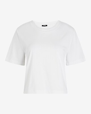 Crew Neck Short Sleeve Boyfriend Tee