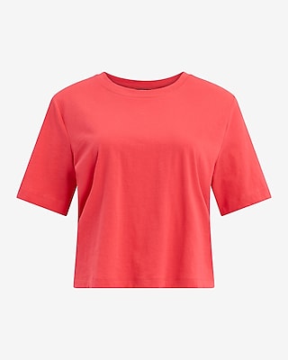 Crew Neck Short Sleeve Boyfriend Tee