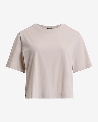Crew Neck Short Sleeve Boyfriend Tee