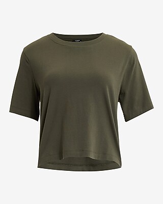 Crew Neck Short Sleeve Boyfriend Tee