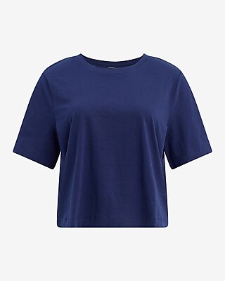 Crew Neck Short Sleeve Boyfriend Tee