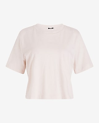 Crew Neck Short Sleeve Boyfriend Tee