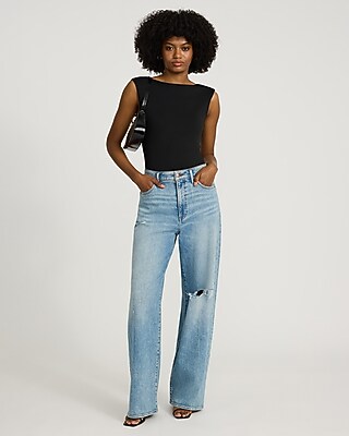 Body Contour High Compression Boat Neck Open Back Tee