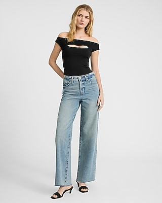 Body Contour High Compression Off The Shoulder Cutout Bodysuit